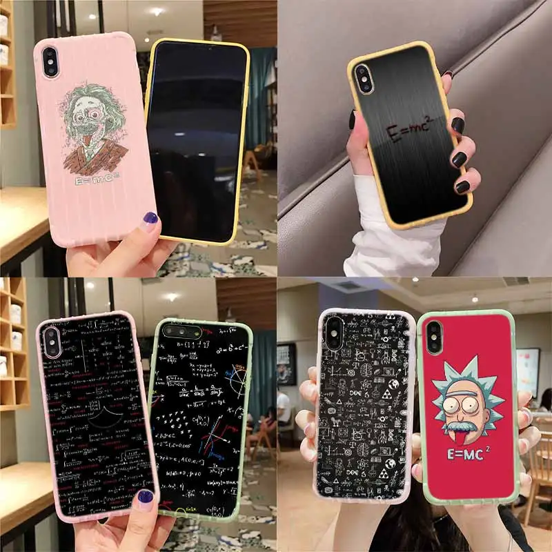 Чехол для телефона mc2 с чемоданом на колесиках E = mc математикой Альберта IPhone 11 Pro Max