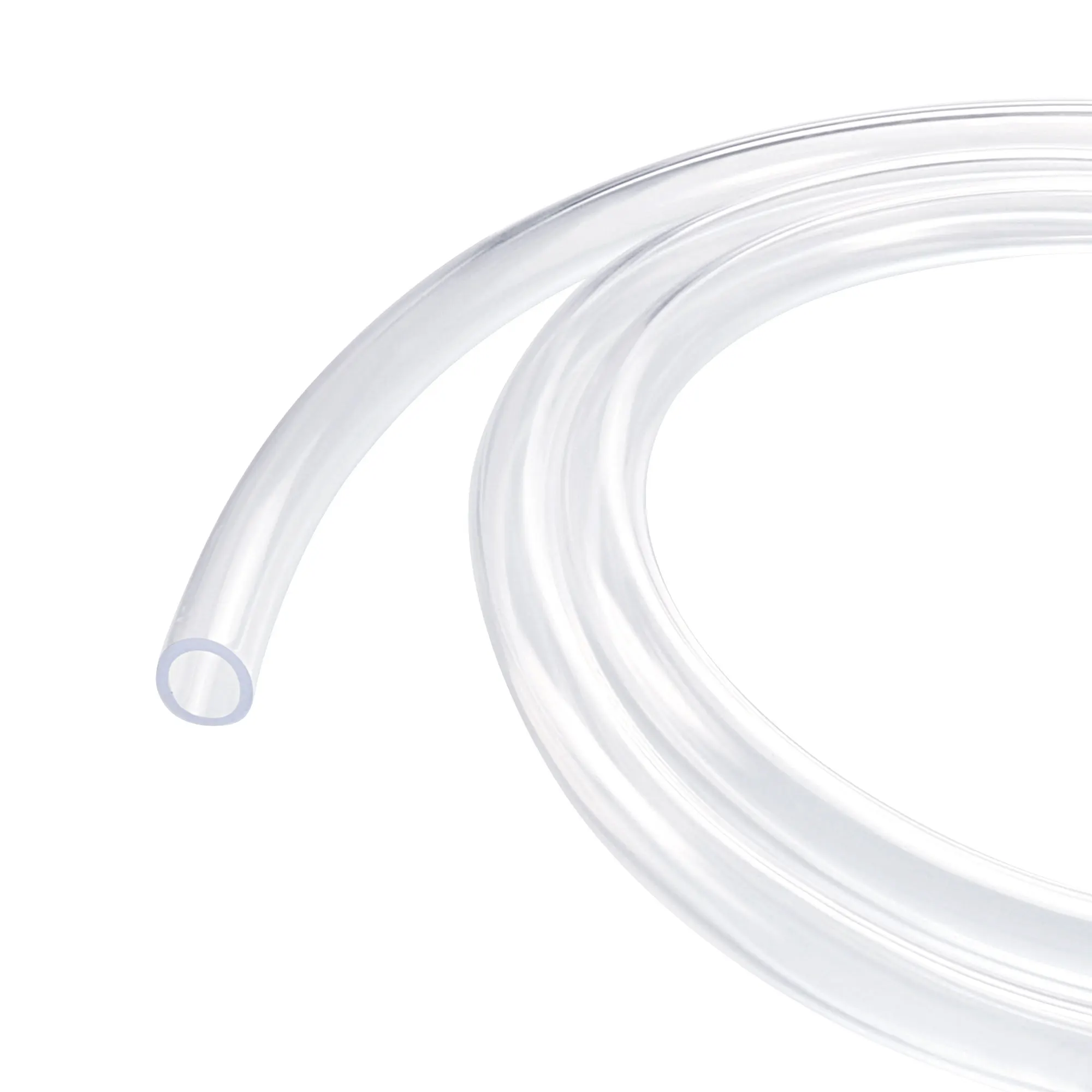 

Uxcell PVC Transparent Hose Vinyl Tubing 9mm ID 12mm OD 10ft Flexible Lightweight for Water Tube,Air Tube