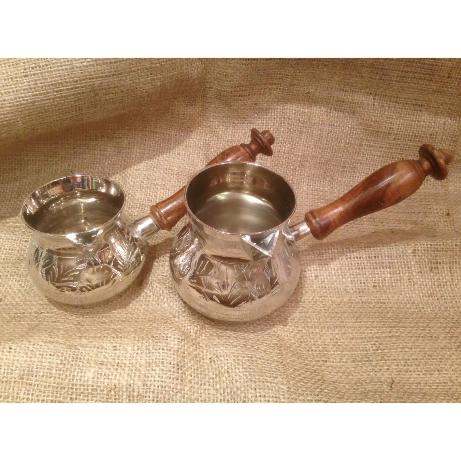 Латунный молотый турецкий греческий арабский кофе заварник для чая деревянная