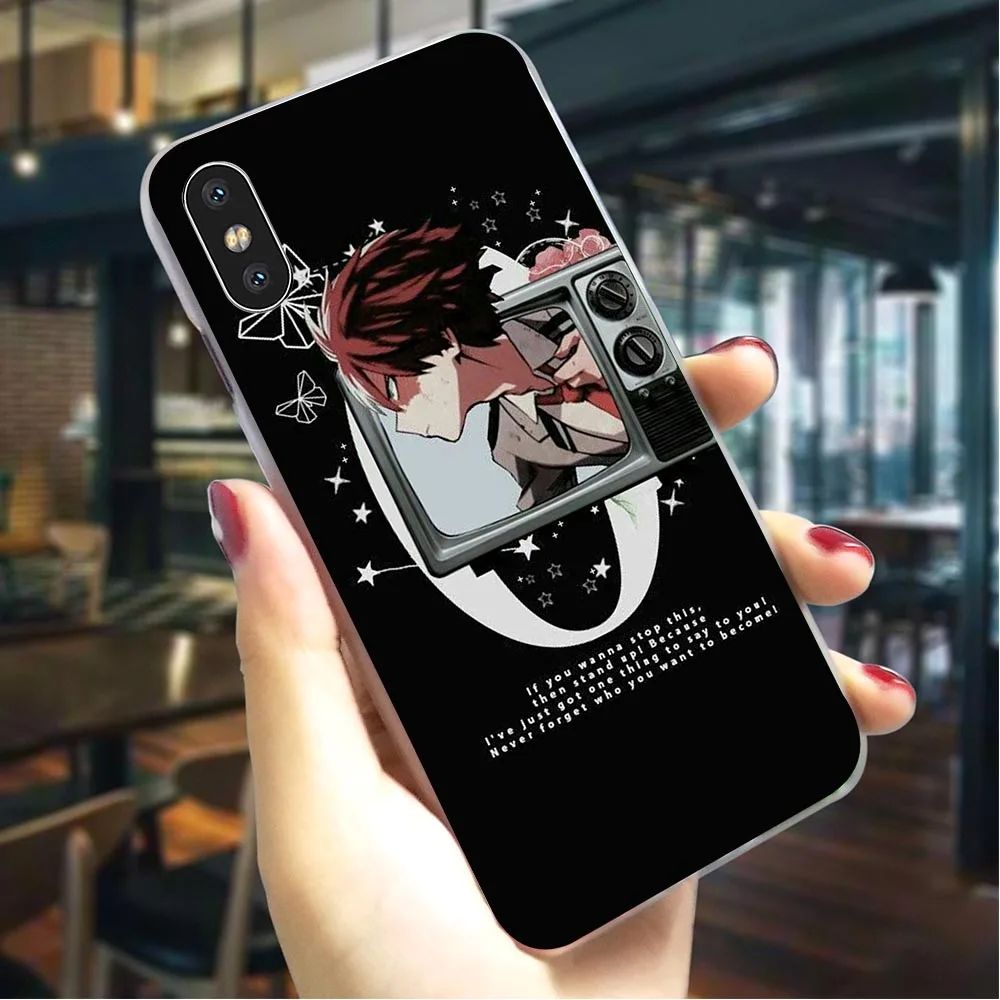 Hybrid Anime Teenage girl animation Phone Case For iPhone 5 Cover 5S SE 6 6S/6 6S Plus 7 8/7 8 X XS XR Xs Max Hard | Мобильные