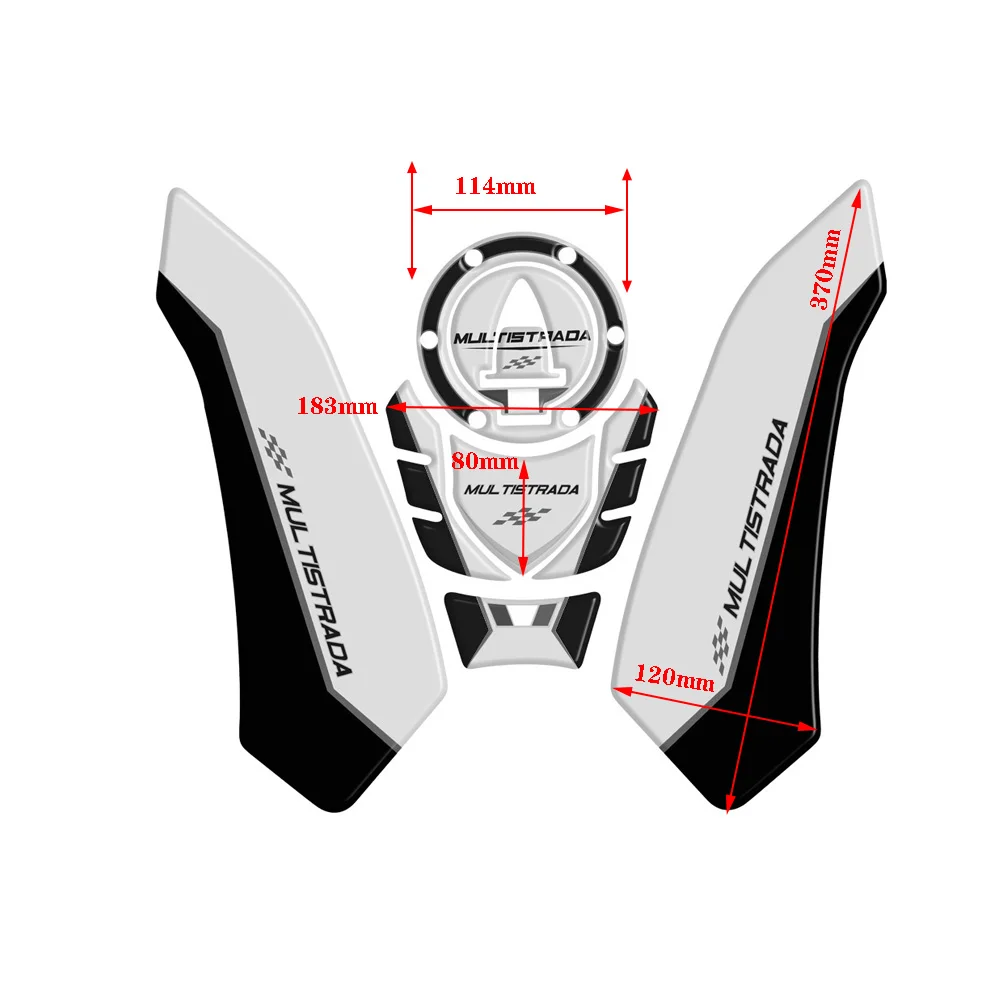Наклейка на Бензобак Мотоцикла защитная наклейка бак для DUCATI Multistrada 1200/1260 950 |