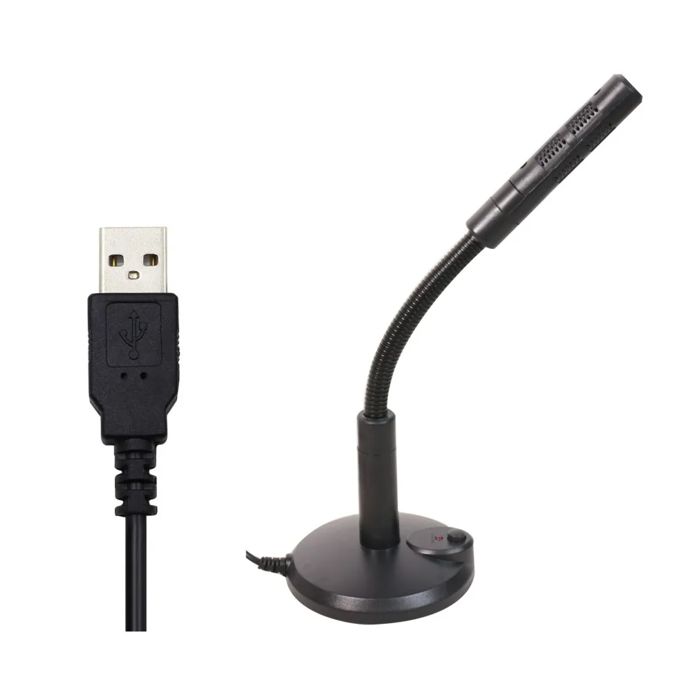 

Регулируемый USB-микрофон для ноутбука, мини-Студийный микрофон для речи с подставкой, микрофон с гибкой подставкой для настольного ПК