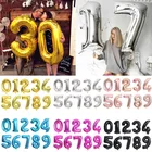 Воздушные шары из фольги в виде цифр, 163240 дюйма