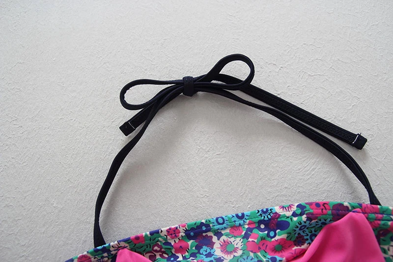 Купальники для девочек, комплект бикини из 4 предметов, детский купальный костюм с длинными рукавами для маленьких девочек, пляжный детский купальный костюм с цветочным рисунком для детей от 3 до 12 лет