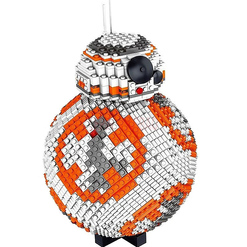 Lepining 2068 шт. BB 8 BB8 Звездные игрушки набор роботов из настоящей серии строительные