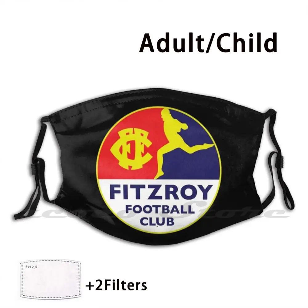 

Fitzroy Football Club | Afl Australian Football Washable Trending Customized Pm2.5 Filter Mask Fitzroy Fitzroy Football