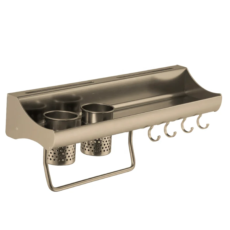 

Modern kitchen accessories shelf rack plastic spice seasoning 2 layers storage rack