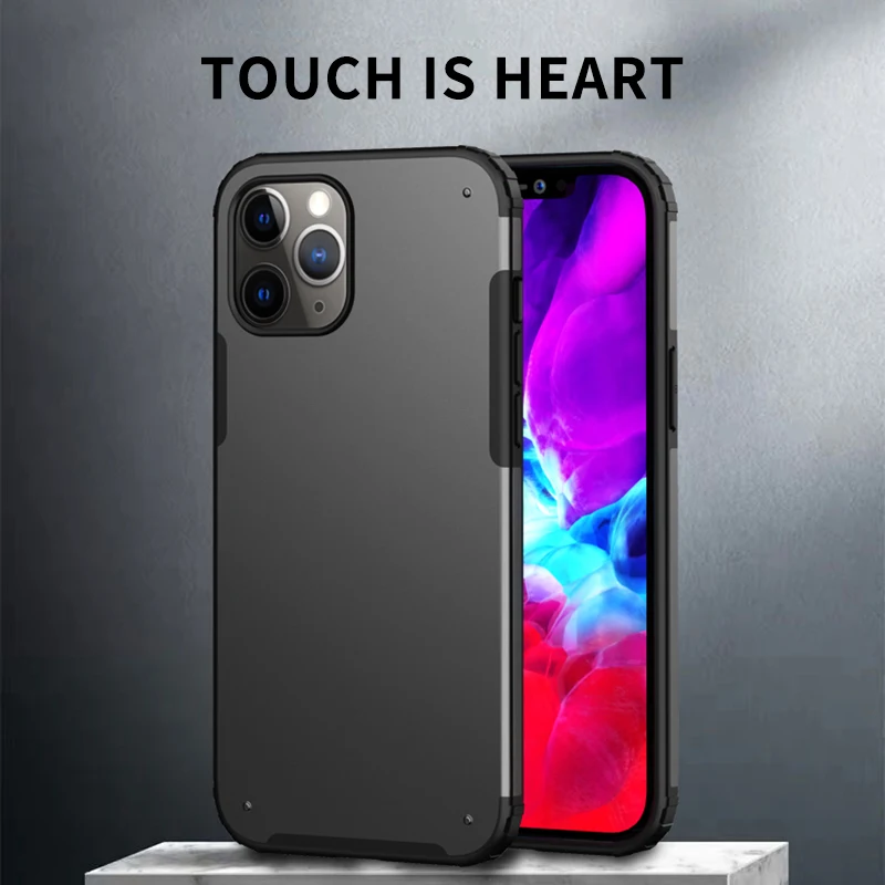

Luxury Shockproof Carmera Lens Protection Soft TPU Matte Mobile Phone Case For iPhone 12 Pro Max Mini 11 X XS XR 7 8 Plus Fundas