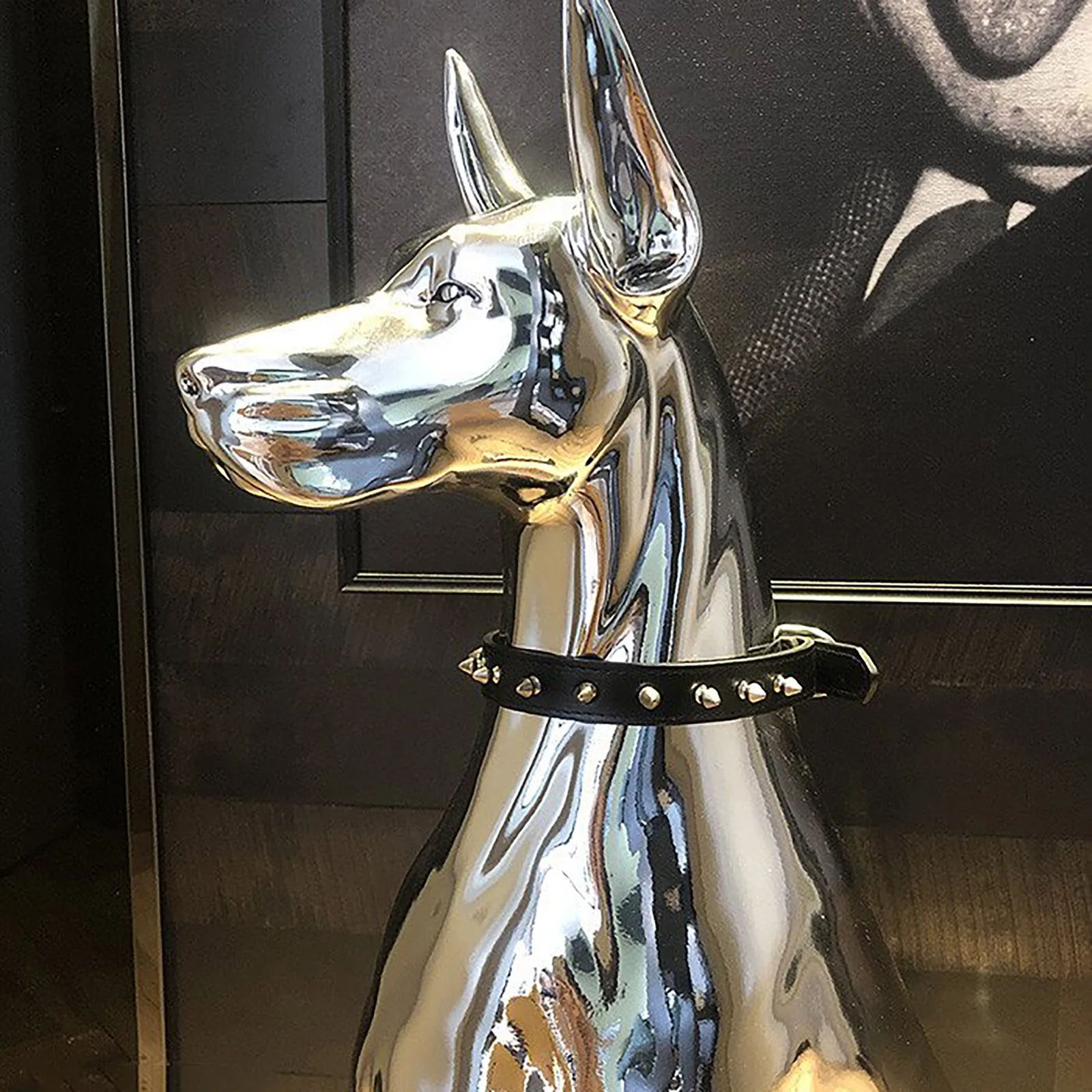 

Home Decor Sculpture Doberman Dog Large Size Art Animal Statues Figurine Room Decoration Resin Statue Ornamentgift Holiday Gift