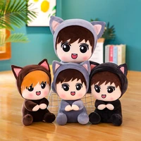 25cm pops anime creative transformation of cat doll pillow doll doll plush toys cute gift for girls children birthday cloth doll
