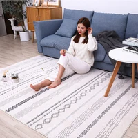 Japanese Rug Carpet For Living Room Sofa Table Carpet White Grey Blue Geometric Pattern Rug For Kids Bedroom Tapis Salon 200X300