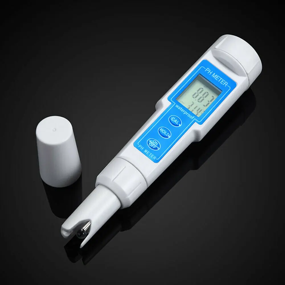 

2 In 1 LCD Display Waterproof Tool Tester Pen Style High Accuracy Mini Portable Digital Temperature PH Meter Measuring Monitor