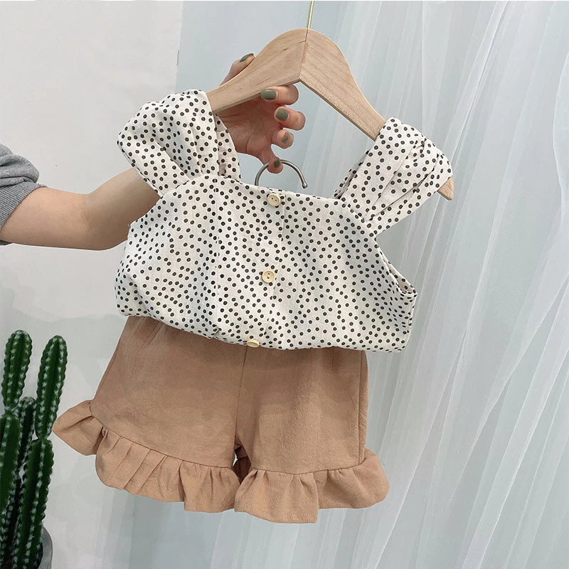 Комплект детской одежды из 2 предметов для девочек летняя одежда новинка 2020