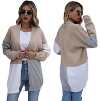 vintage oversized knitted cardigans womens clothing 2021 long loose matching autumn sweater coat women