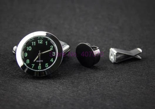 По DHL или Fedex 100 шт Часы для автомобиля светящиеся Стайлинг воздушный мини