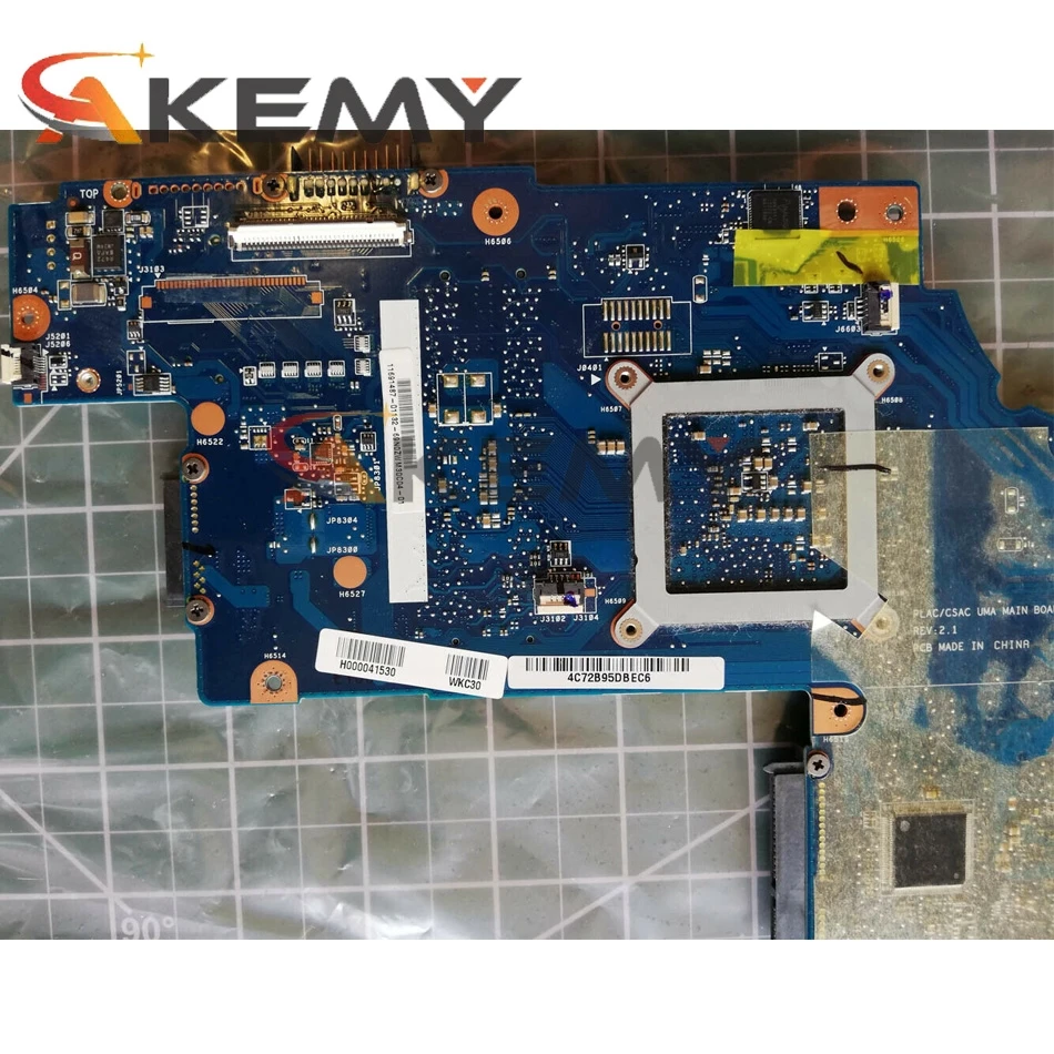 

Akemy H000052420 H000041530 Laptop Motherboard for Toshiba Satellite L850D C850D PLAC CSAC UMA MAIN BOARD Socket FS1 DDR3