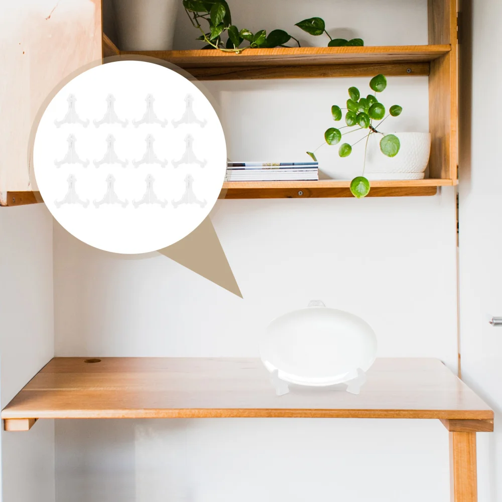 

12pcs Triangular Display Stands Triangular Commodity Display Racks Storage Racks