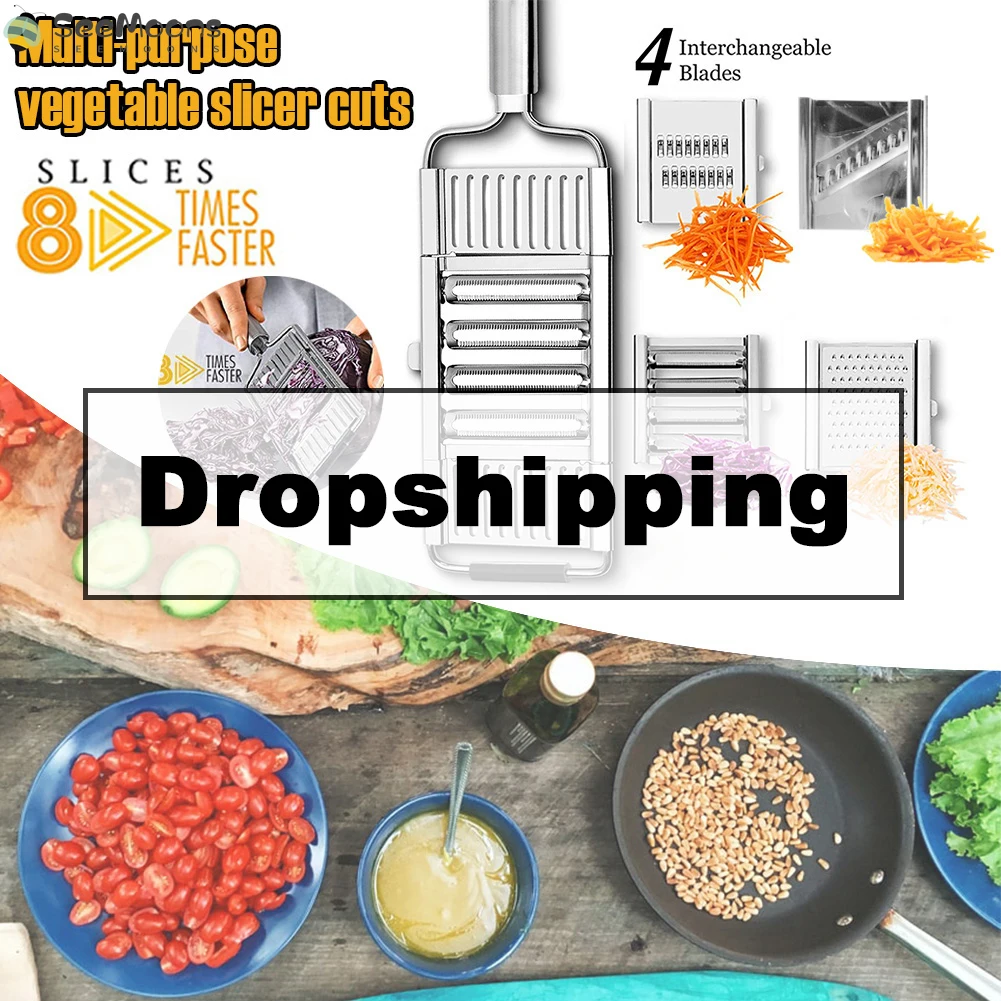 

Multi-purpose Vegetable Slicer Stainless Steel Grater Cutter Shredders Fruit Potato Peeler Carrot Grater Kitchen Accessories new