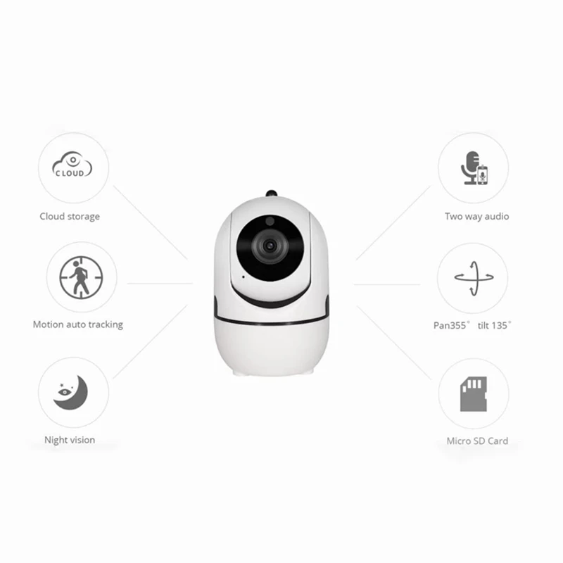 Беспроводная камера безопасности WiFi ip-камера для домашней наблюдения за