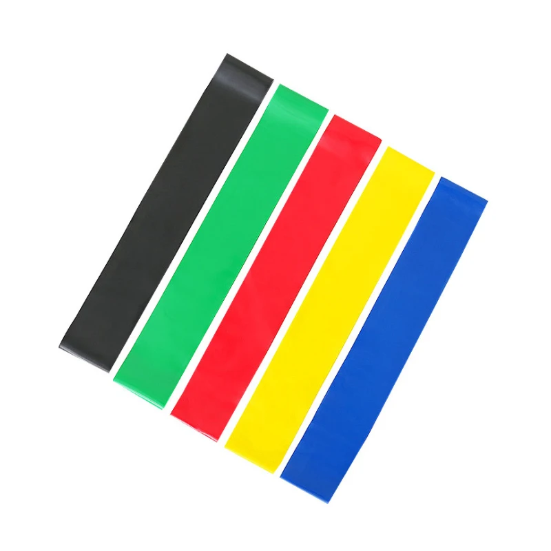 5 видов цветов резиновые резинки для йоги тренировок в помещении фитнеса