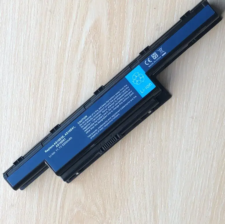 Аккумулятор 5200 мАч для acer AS10D31 AS10D51 AS10D81 AS10D75 AS10D61 AS10D41 AS10D71 Aspire 4741 5742G 5552G 5742 5750G 5741G |