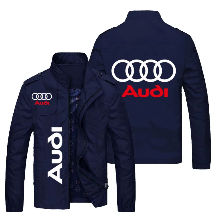 

2021 new Boutique racing men's jacket 2021 men's zipper jacket spring and autumn fashion slim jacket sports casual logo jacket