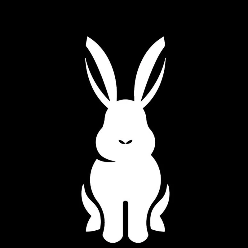 

Cartoon car sticker7CM*16CM Cartoon Rabbit Lovely Decor Pattern Custom Car Sticker Car Trunk KK Vinyl Decal