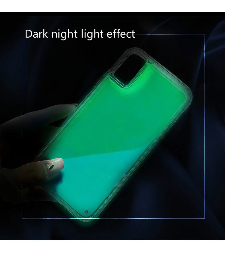 For Huawei P20 30 Pro luminous sand mobile phone case P30 Lite fluorescent color protective shell all-inclusive |