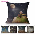 Украшение для детской комнаты Сказочный Маленький принц диванная Подушка Чехол Симпатичные Мультяшные звезды собирание животных Детская наволочка