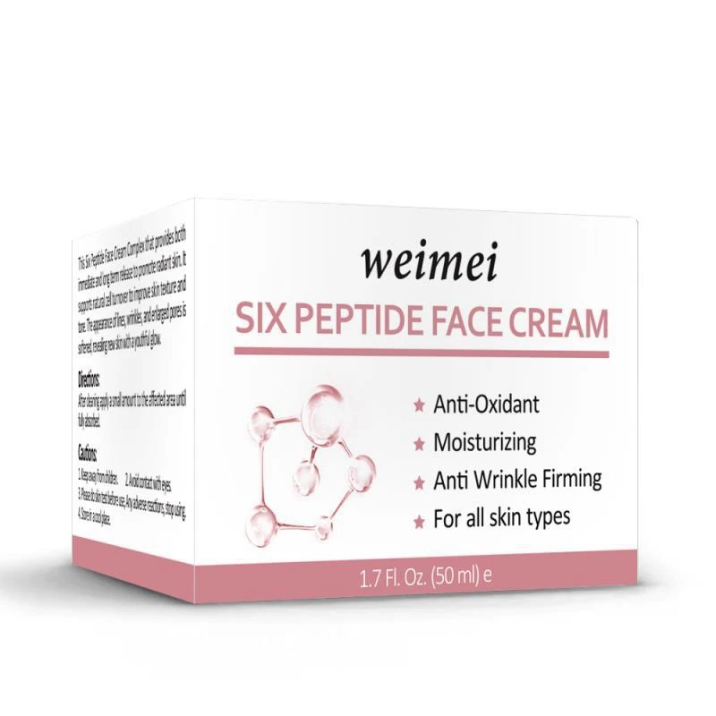 Six Peptide Cream Wrinkles Removal Anti-Aging Anti Lifting Firming Whitening Face 50ml Q1 | Красота и здоровье