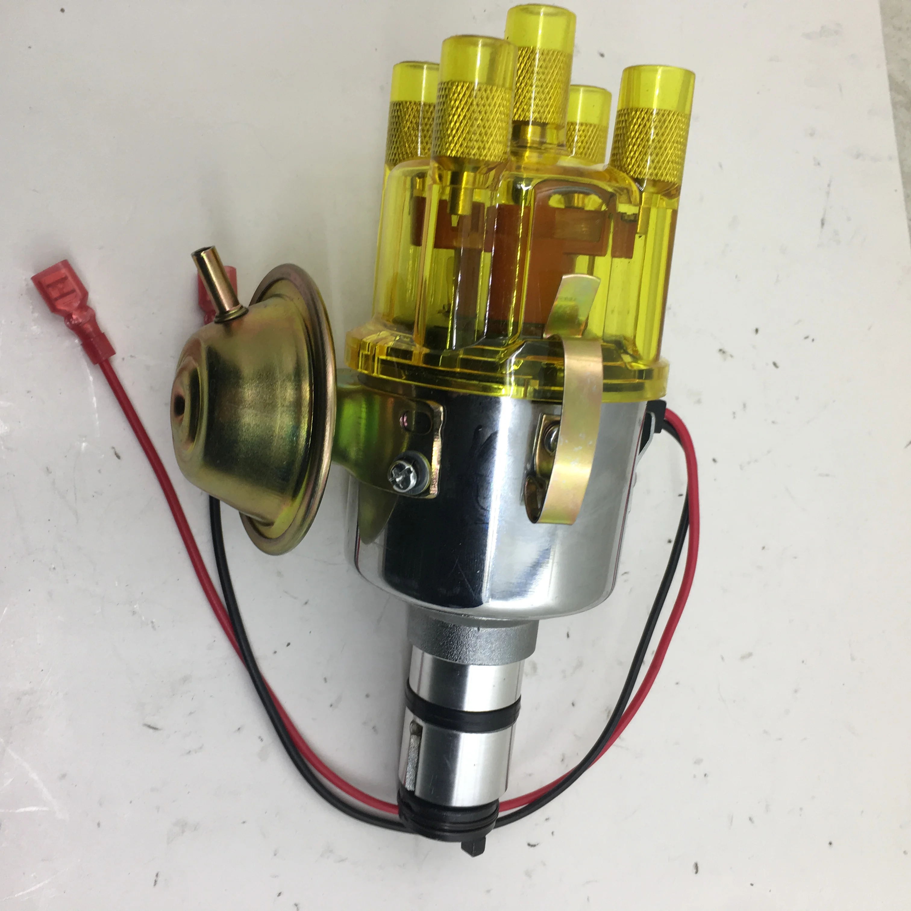 

SherryBerg полный дистрибьютор хромированный желтый чистящий колпачок для пылесоса VW 034 adv. Электронный дистрибьютор использует все компоненты BOSCH