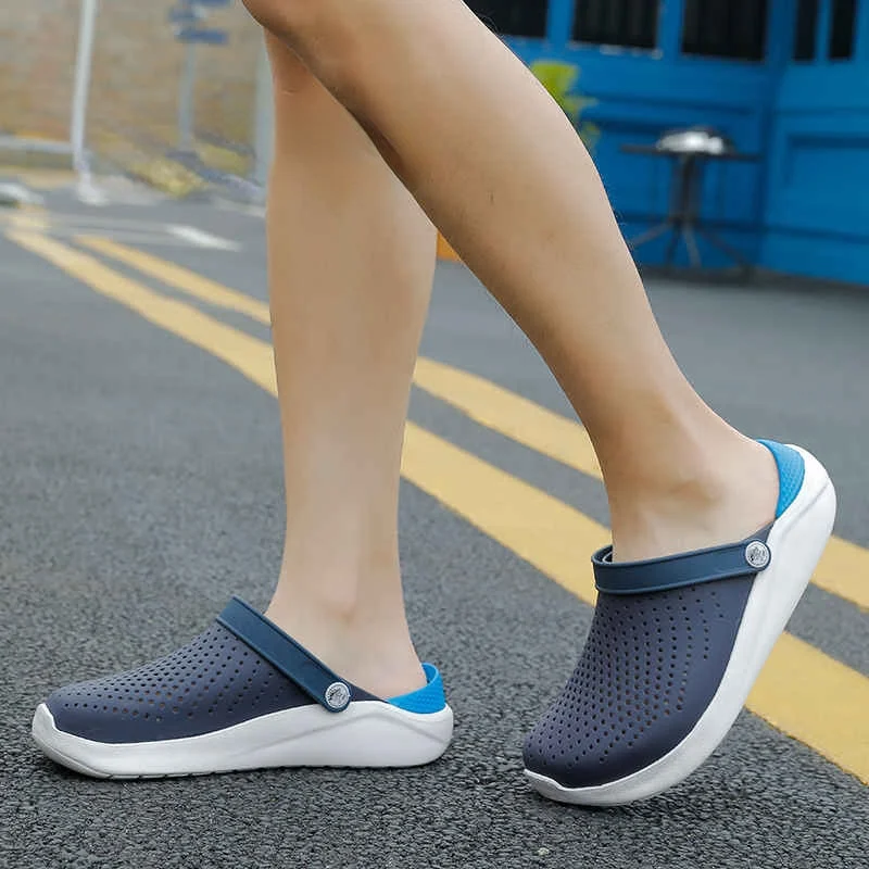 

2021 Men's Sandals Summer Beach Men Casual Slip-on Shoes Slipper