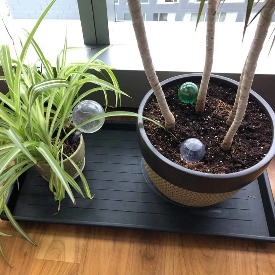 

6Pcs Automatic Plant Watering Bulb Garden Flower Drip PVC Material House Garden Water Can Houseplant Device Drip Irrigation