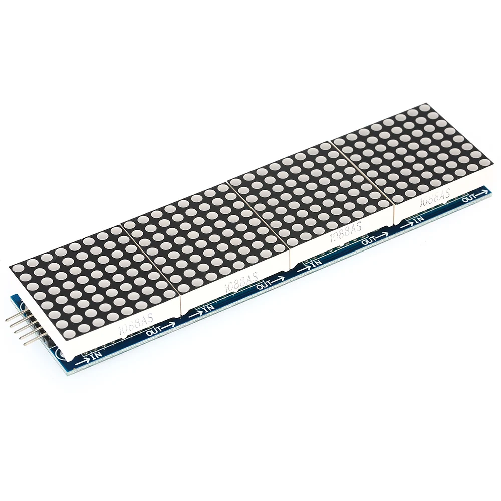 Матрица точечная 4-в-1 модуль управления SCM MAX7219 с 20 см Dupont Line 5P для Arduino Raspberry Pi PIC ARM |
