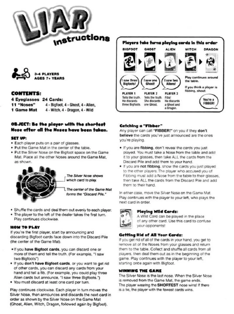 Настольная игра с длинным носом для разговора|Игры вечеринки| |