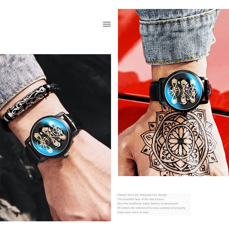 AILANG Tourbillon часы мужские часы Топ бренд класса люкс из нержавеющей стали спортивные часы водонепроницаемые автоматические механические часы для мужчин