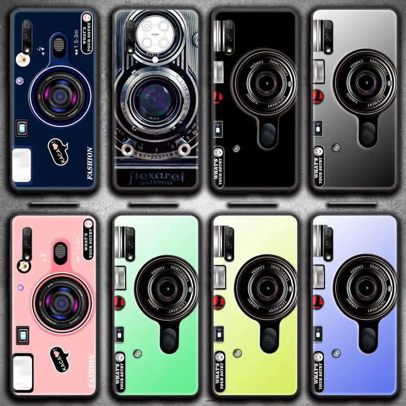

Retro Camera Phone Case For Huawei Nova 6se 7 7pro 7se honor 7A 8A 7C 9C Play