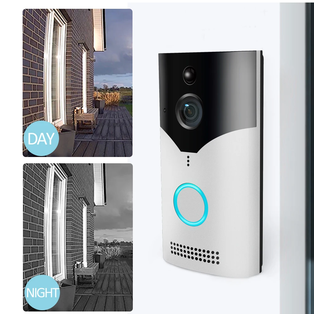 REDEAGLE Tuya Smart Life Беспроводной Wi-Fi видео-дверной звонок Домофон охранных Камера
