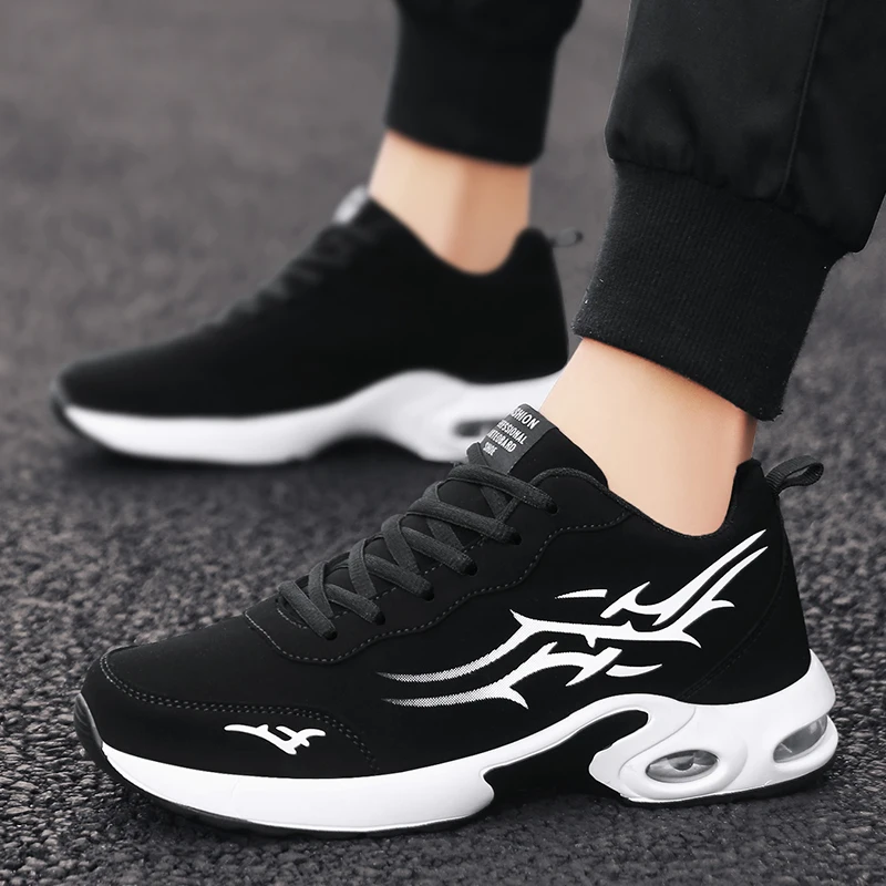 Мужская Вулканизированная обувь амортизирующая дышащая легкая удобная уличные