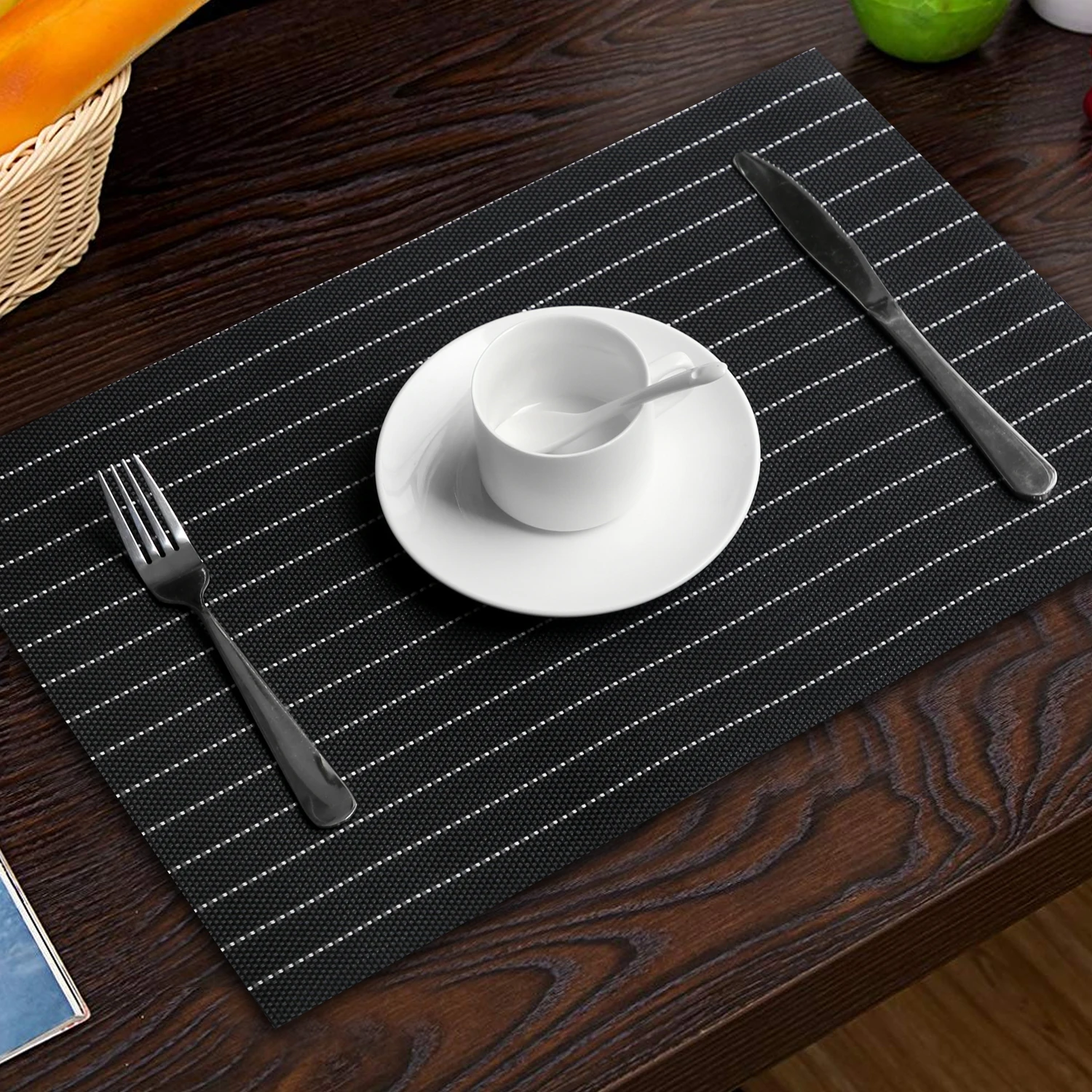 ПВХ подставка для стола YokiSTG подставки напитков винных чашек моющаяся столовая