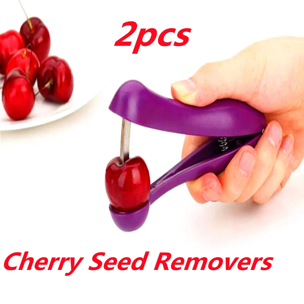 

New Cherry Pitter Plastic Fruits Tools Fast Remove Cherry Core Seed Remover Enucleate Keep Complete Kitchen Gadgets Accessories