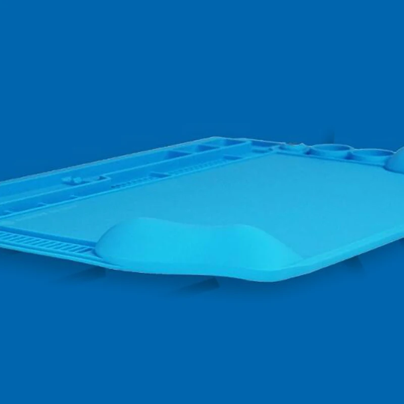 

Heat Insulation Silicone Soldering Heat-Resistant Soldering Station Repair Insulator Pad Woking Mat