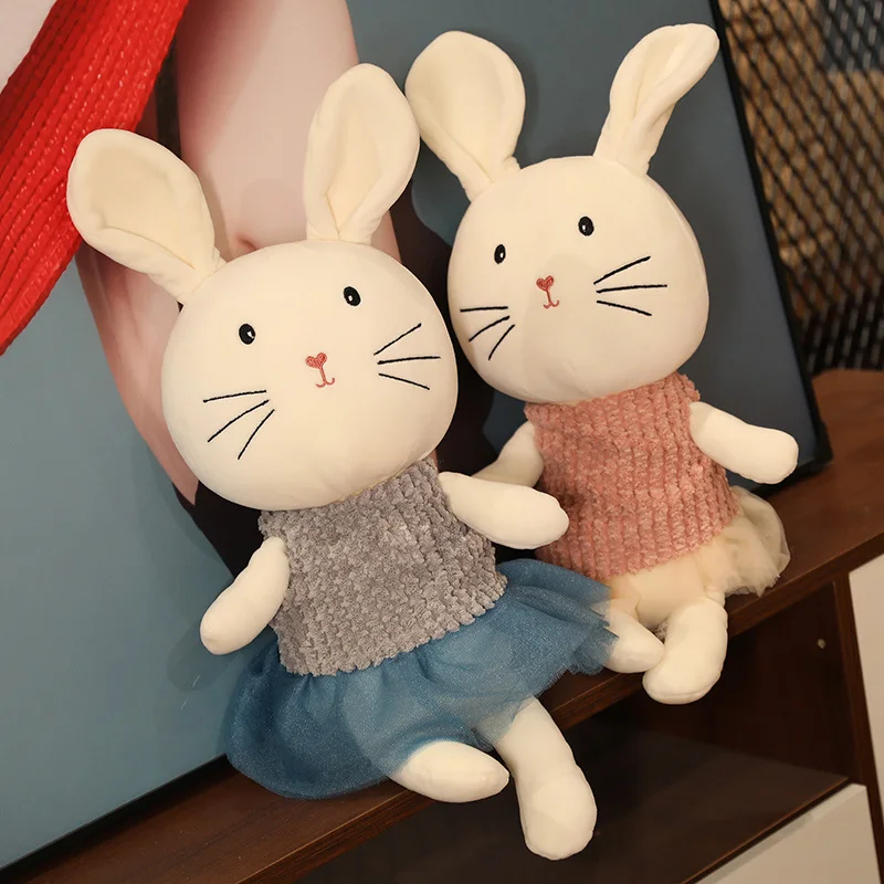 

Kawaii 55cm Bunny Plush Rabbit Baby Toys Cute Soft Cloth Stuffed Animals Rabbit Home Decor For Children Baby Appease Toys Gift