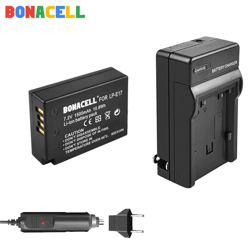Фото Литий-ионный аккумулятор Bonacell для Canon 7,2 В, 1500 мАч, с заменой зарядного устройства CanonEOS 200D M3 M6 750D 760D T6i T6s №3