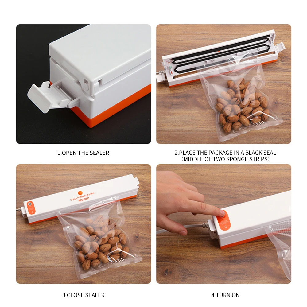 Вакуумный упаковщик для пищевых продуктов, электрическая пленка от AliExpress WW
