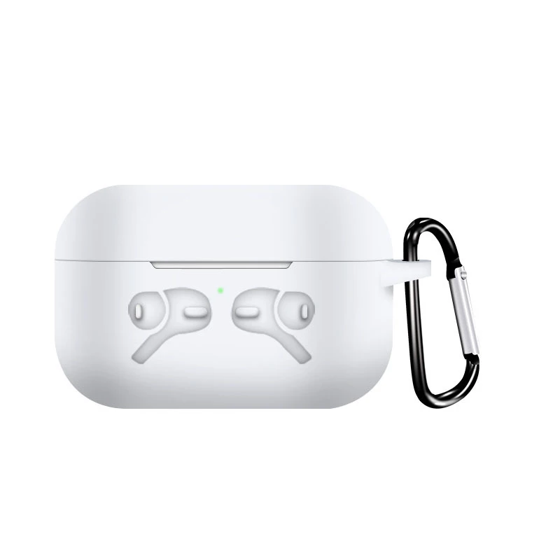 Ультратонкий силиконовый чехол для AirPods Pro 2019 с беспроводной зарядкой защитный