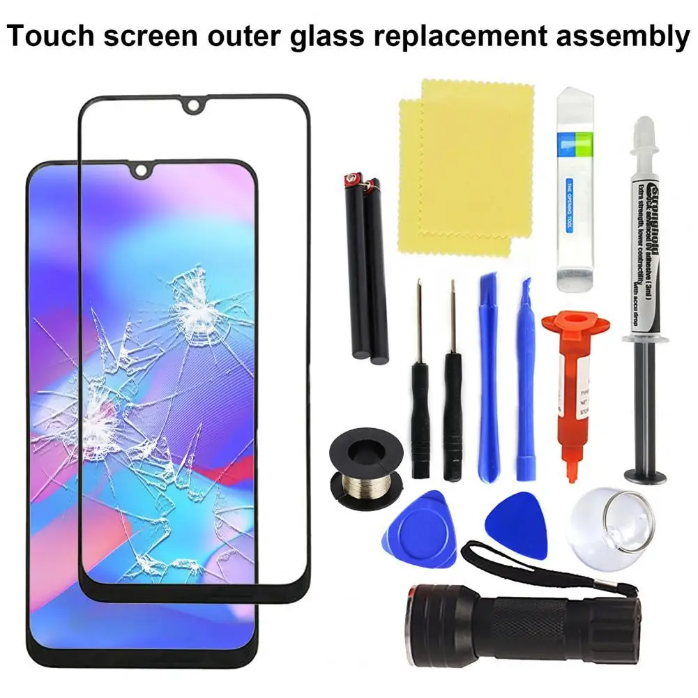 

Phone Tempered Glass Screen Replacement Front Outer Display Touchscreen Set for Samsung Galaxy A02 A02S A02 A12 A32 A42 A52 A72