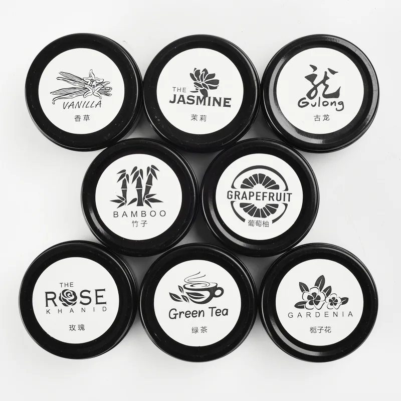 6 шт./компл. Ретро жестяная банка свечи для ароматерапии в баночках благовония