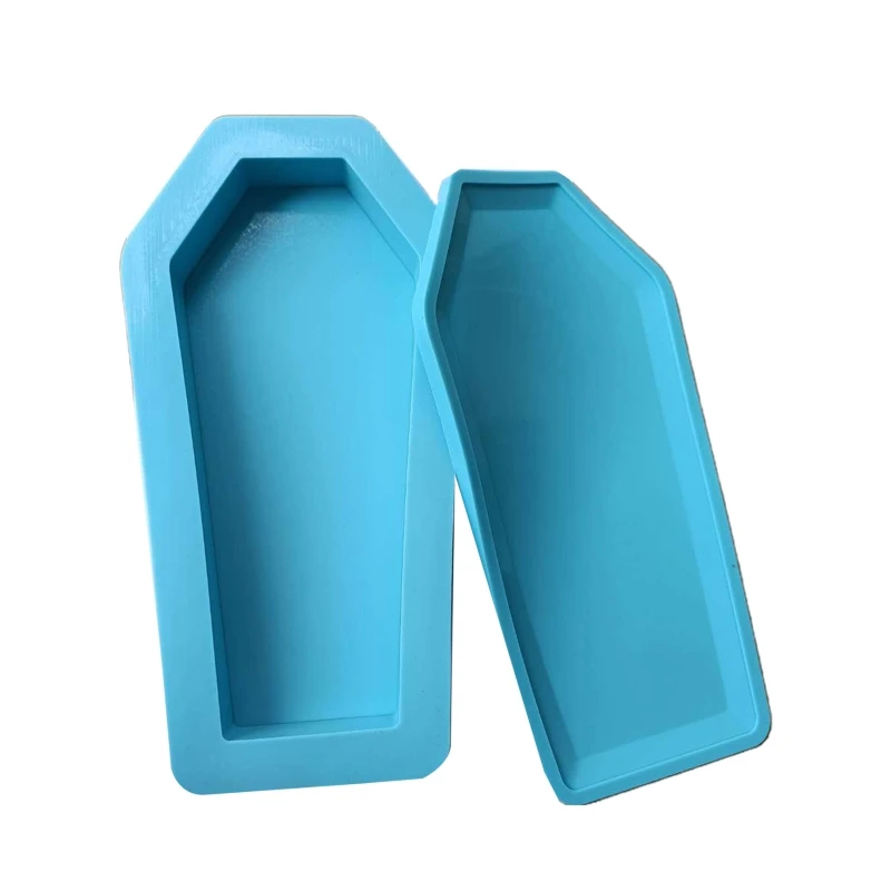 

Coffin Box Epoxy Resin Mold Storage Case DIY Crafts Polymer Clay Silicone Mould R3MC
