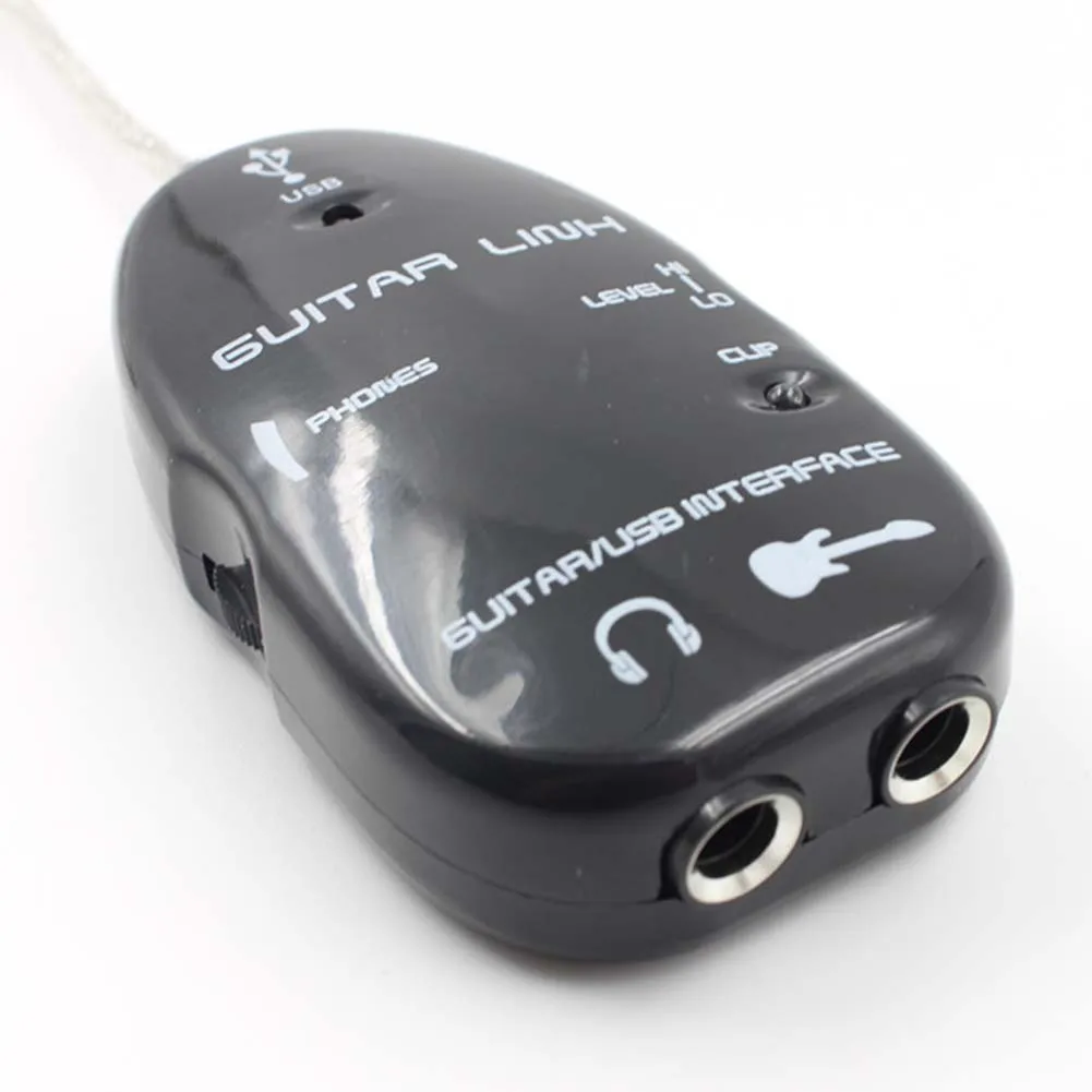 Кабель для электрогитары аудио USB-адаптер интерфейса ПК/MAC аксессуары записи